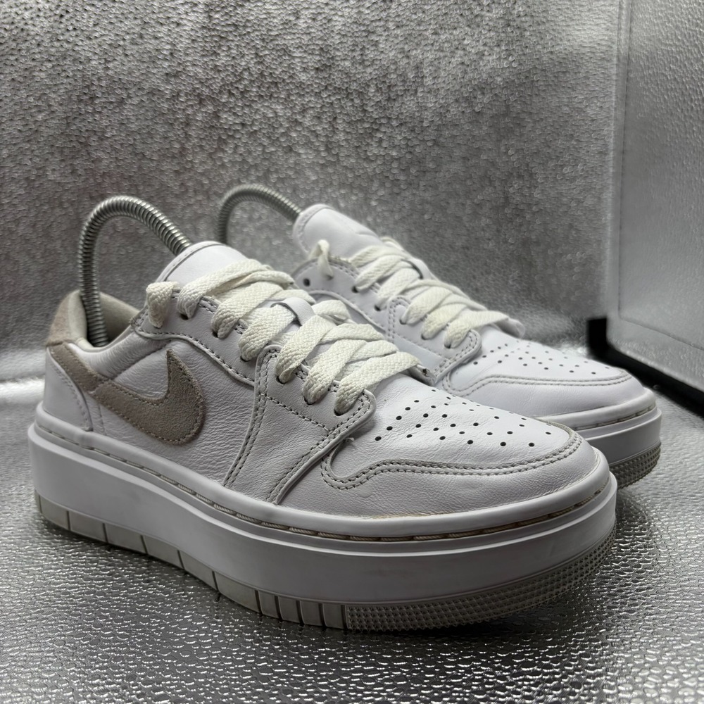 Size 6 Air Jordan Retro 1 Elevate Low White Womens Sneaker Shoes DH7004-110